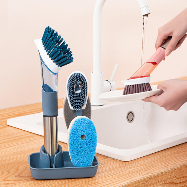 Multifunctional Dish Brush with Long Handle