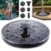 Solar Power Bird Bath Fountain - 1.4W Solar Fountain with 4 Nozzles
