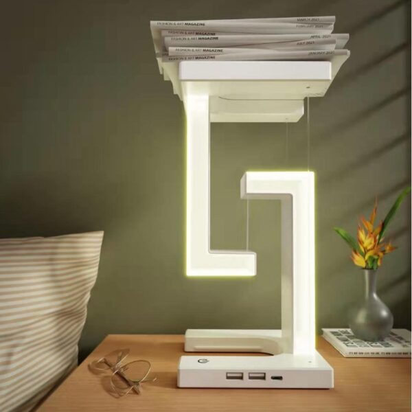 Wireless Smartphone Charging Suspension Table Lamp