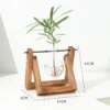 kf-S4d0576fd6a1e4d189e4987cea68c8261P Creative Wooden Frame Hydroponic Glass Vase