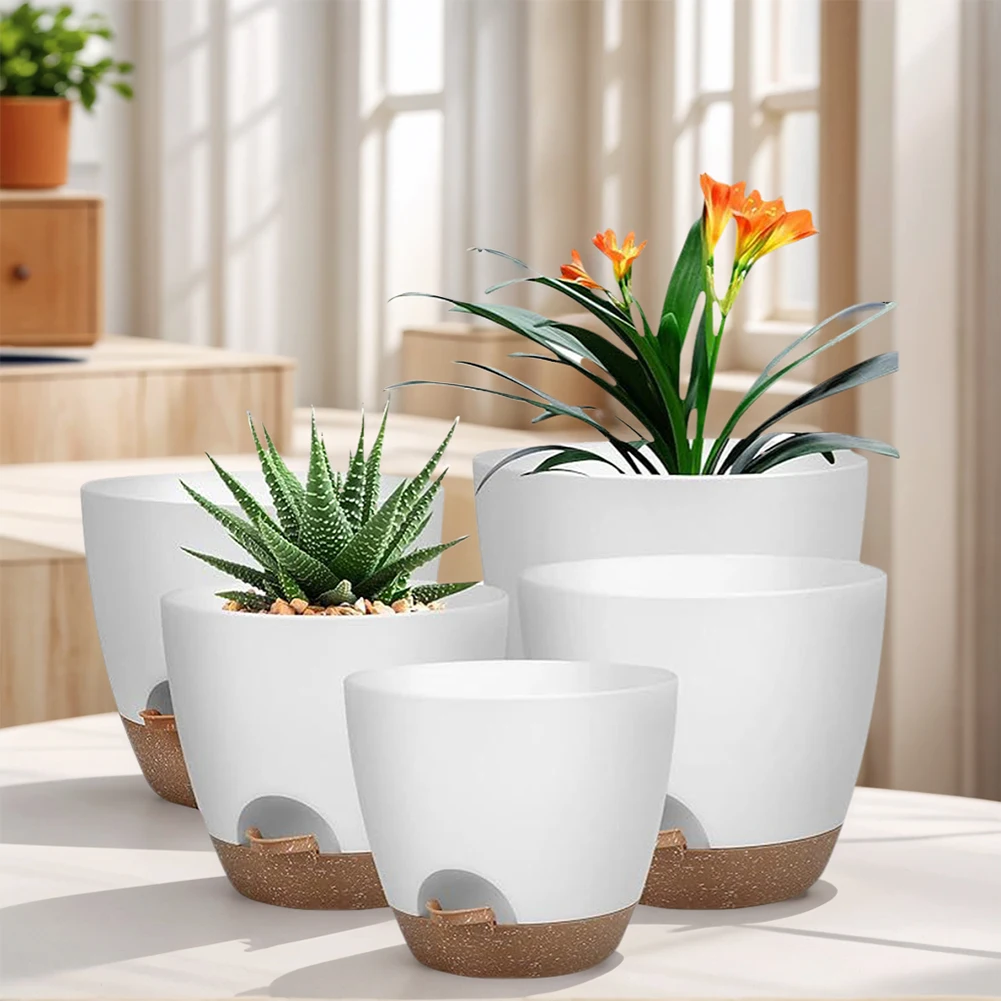 self watering plant pot