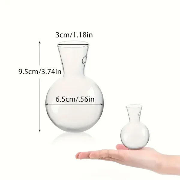 kf-Sb9dae516811b4f5eb8d0f18211364aa1F Creative Semi Circular Glass Wall Mounted Vase