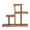 Carbonized Wood Plant Stand Multi-Tier Succulent Rack