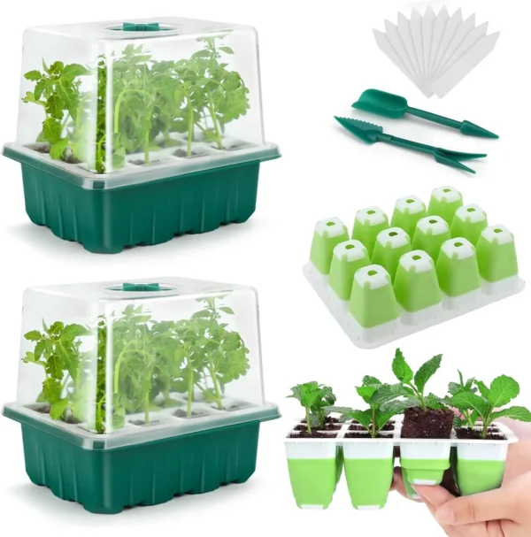 silicone seed starter tray 24 cells