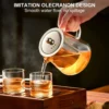 Heat-Resistant Borosilicate Glass Teapot