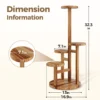 Bamworld 4 Tier Wood Plant Stand
