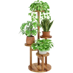 Bamworld 4 Tier Wood Plant Stand