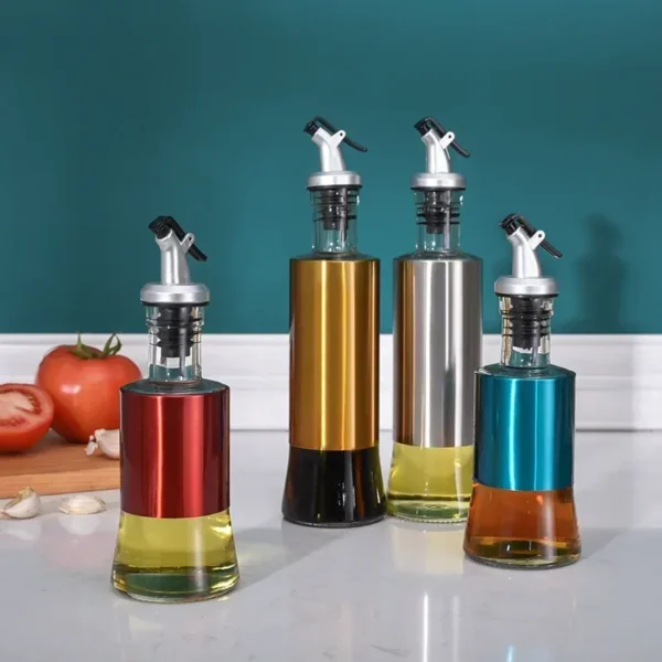 Stainless Steel Oil Dispenser Bottle