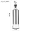 Kitchen Storage Bottle Cooking Oil Vinegar Seasoning Bottle Glass